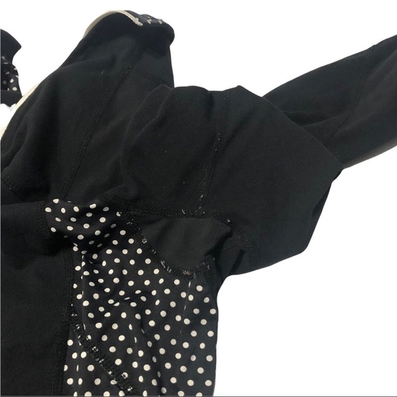 LULULEMON 1/2 Zip Pullover in Black Polka Dot - Picture 6 of 7